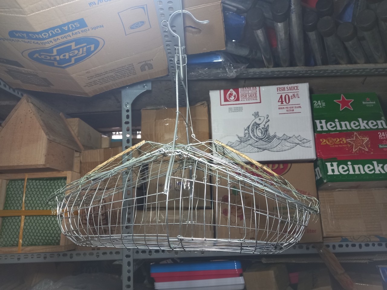 Lồng bẫy chim chào mào bằng kẽm