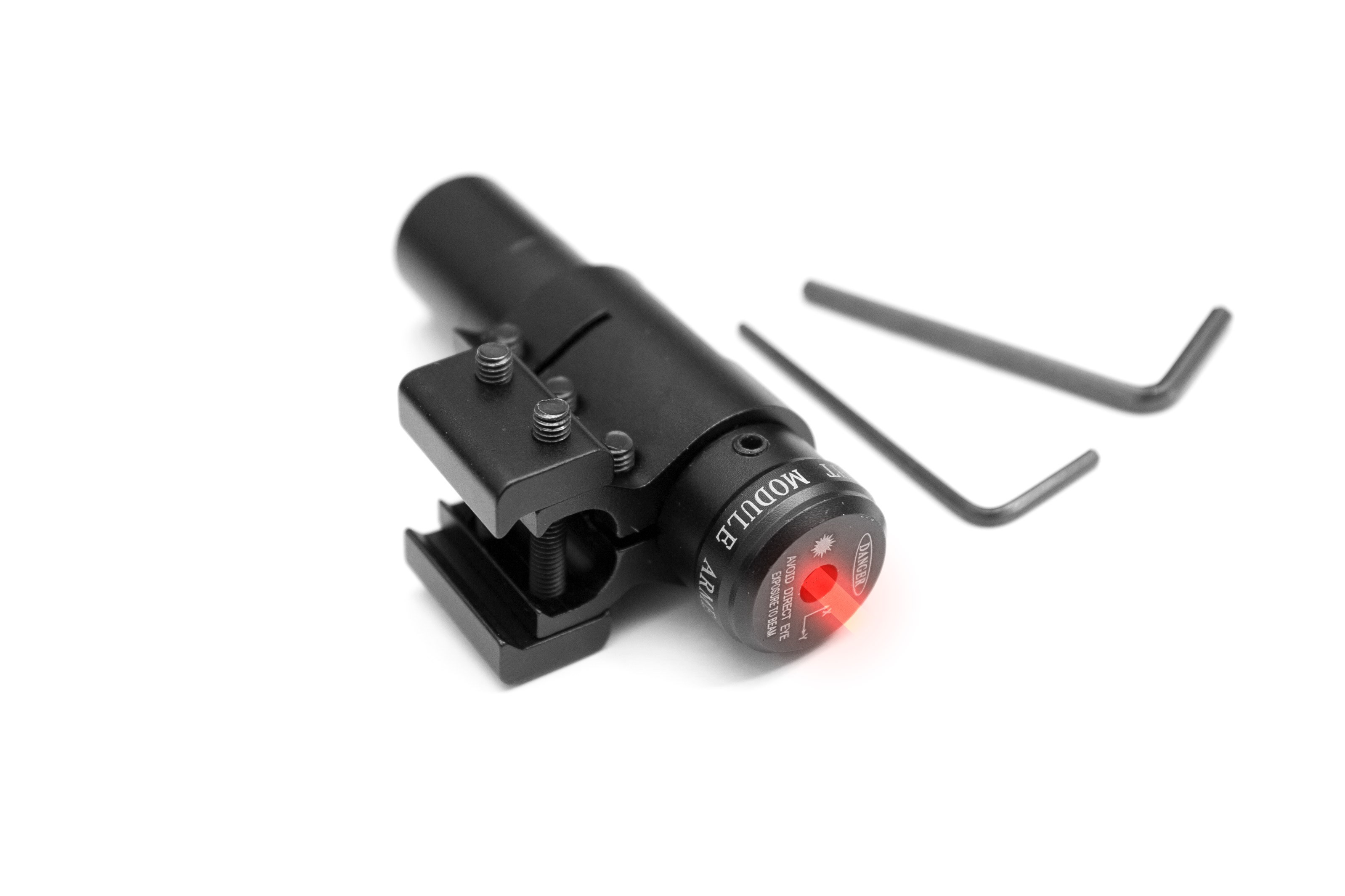 Đèn laser đỏ gắn ray kính ngắm ( quà tặng kèm pin )