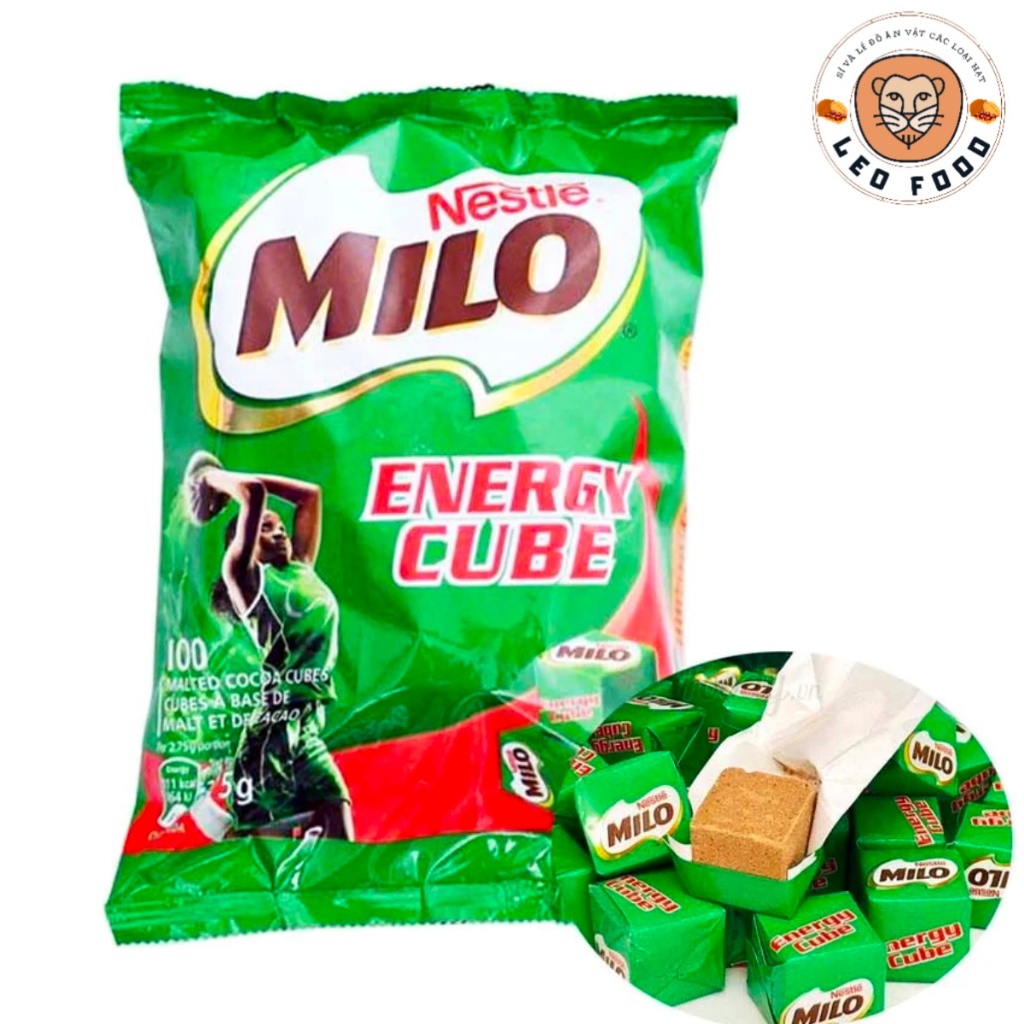  KẸO MILO CUBE THÁI LAN CHUẨN XỊN - gói 100 viên  275gr 