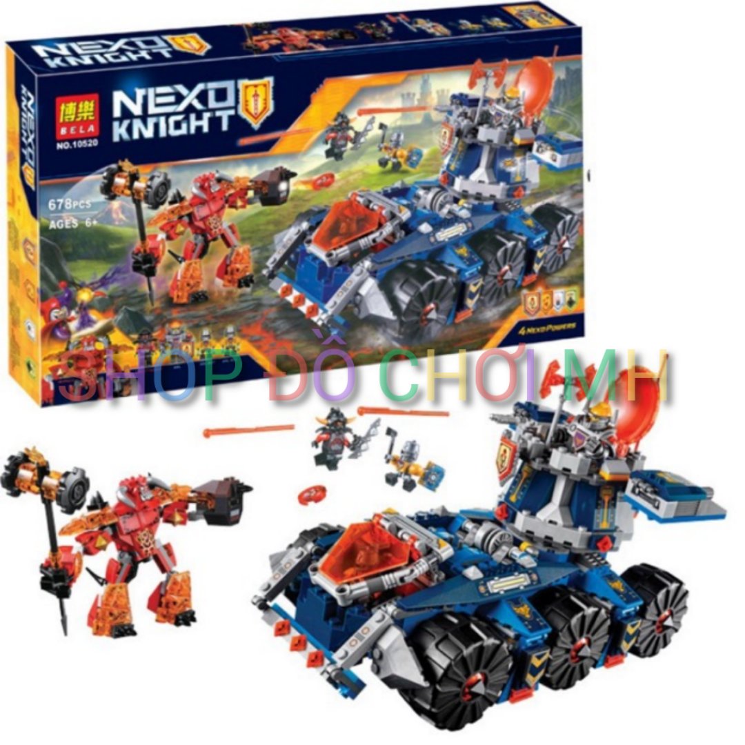 Đồ chơi xếp hình lắp ráp Bela Nexo Knights 10520 - Tháp Canh Hiệp Sĩ Clay