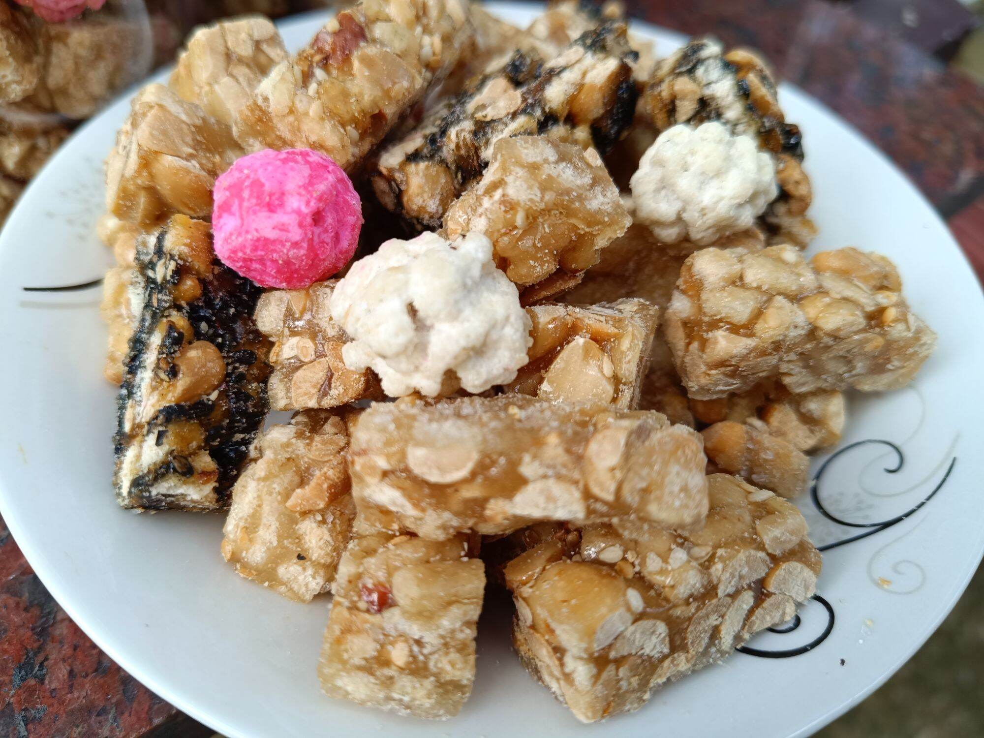 Kẹo thèo lèo bông dâu 500g (Kẹo đậu phộng/ thèo lèo truyền thống)