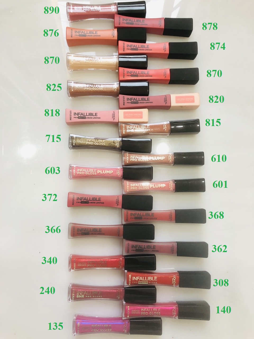 Son kem lì l'oreal infallible lip pro matte gloss 6.3ml