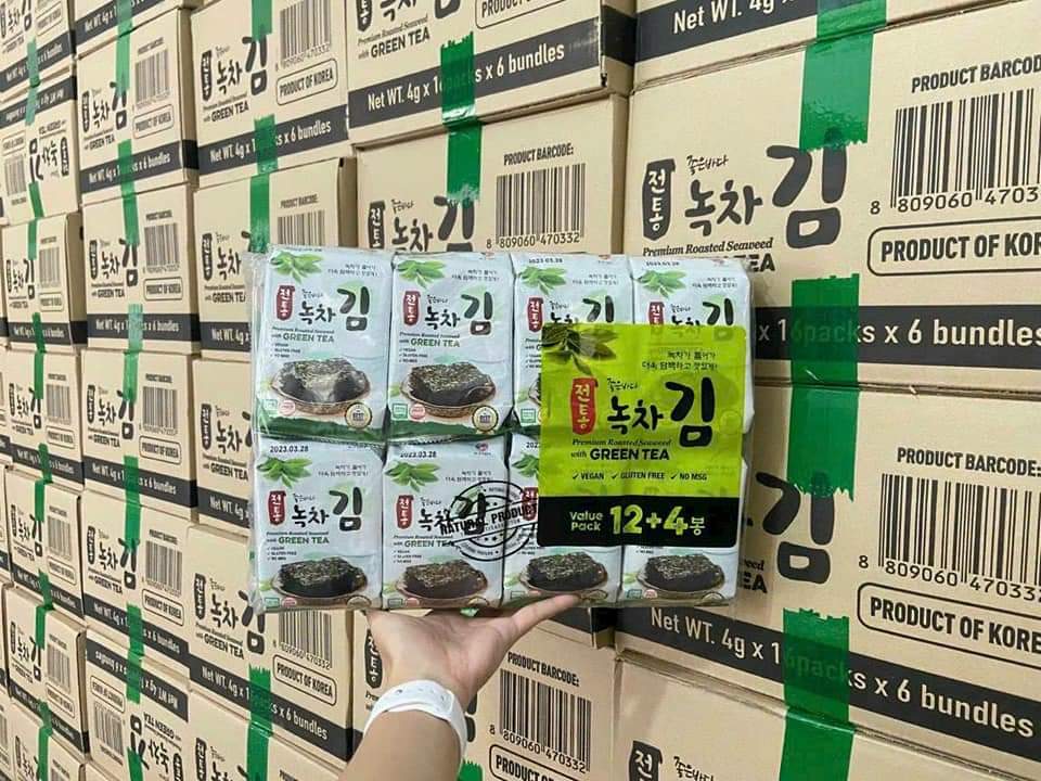LỐC 16 GÓI RONG BIỂN ĂN LIỀN HÀN QUỐC
