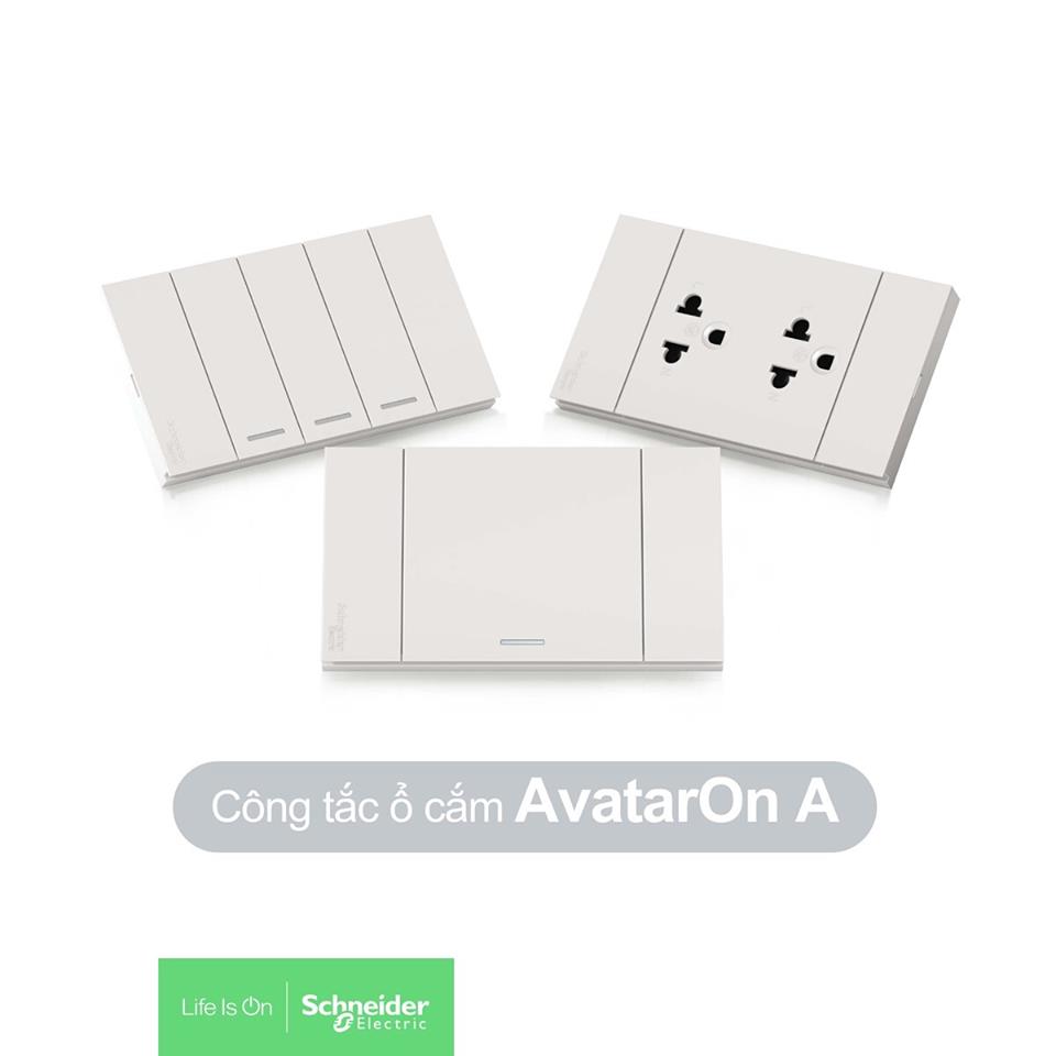 Mặt cho MCB 1 cực - Dòng AvatarOn A - Schneider Electric
