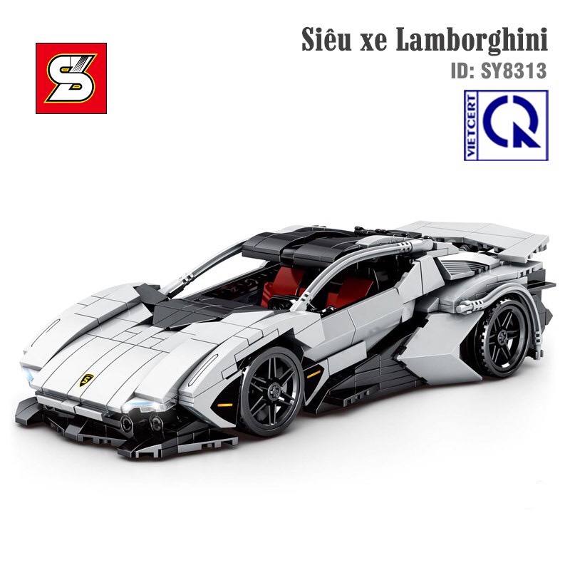 Đồ chơi lắp ráp xe Lego Technic mô hình Siêu xe Lamborghini – SY BLOCK 8313