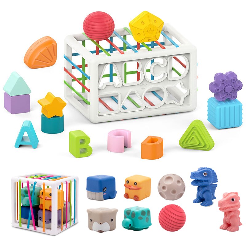 Montessori forma do bebê que classifica brinquedos educativos das crian as
