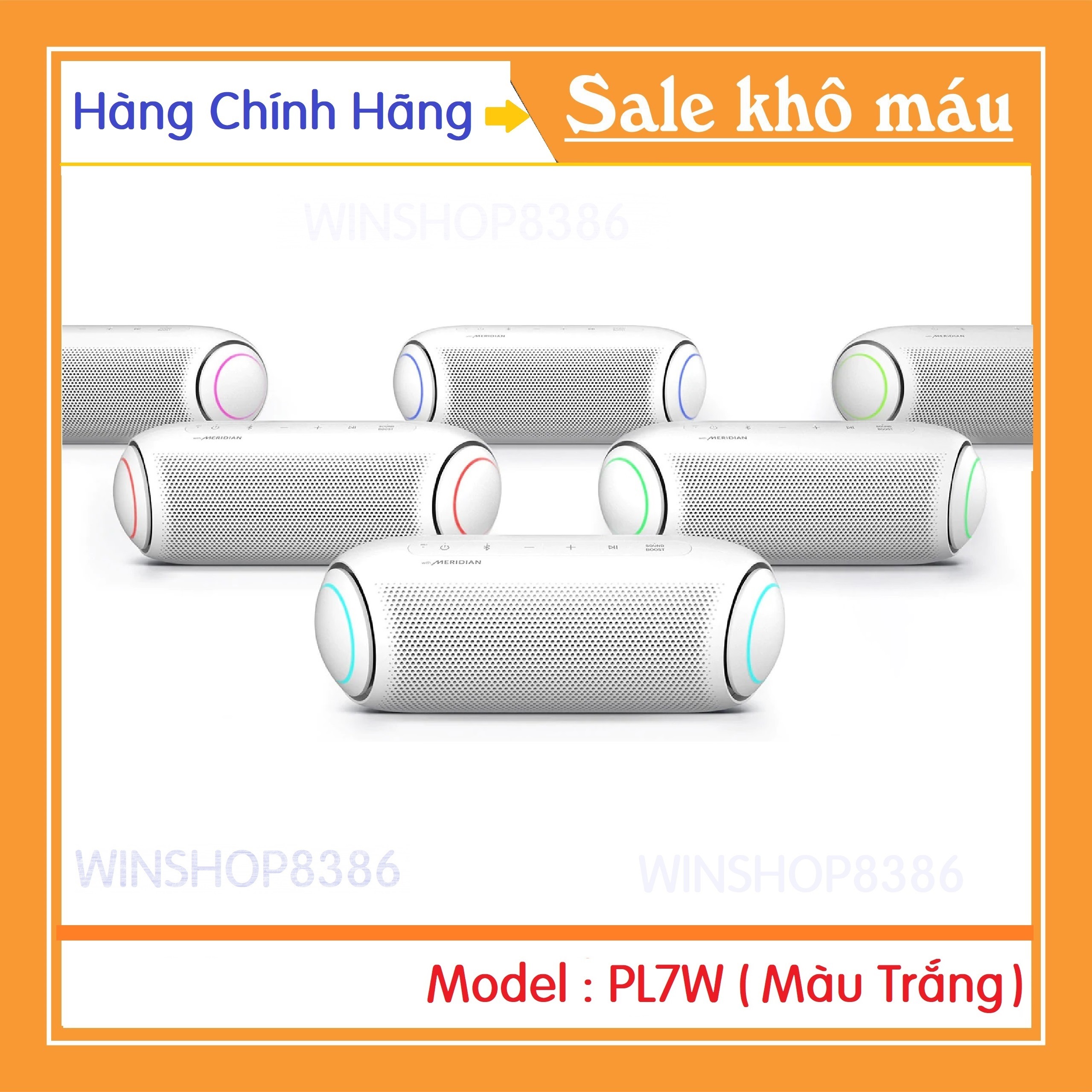 Loa Xboom Bluetooth LG PL7 Màu Trắng - 100% BH Chính Hãng