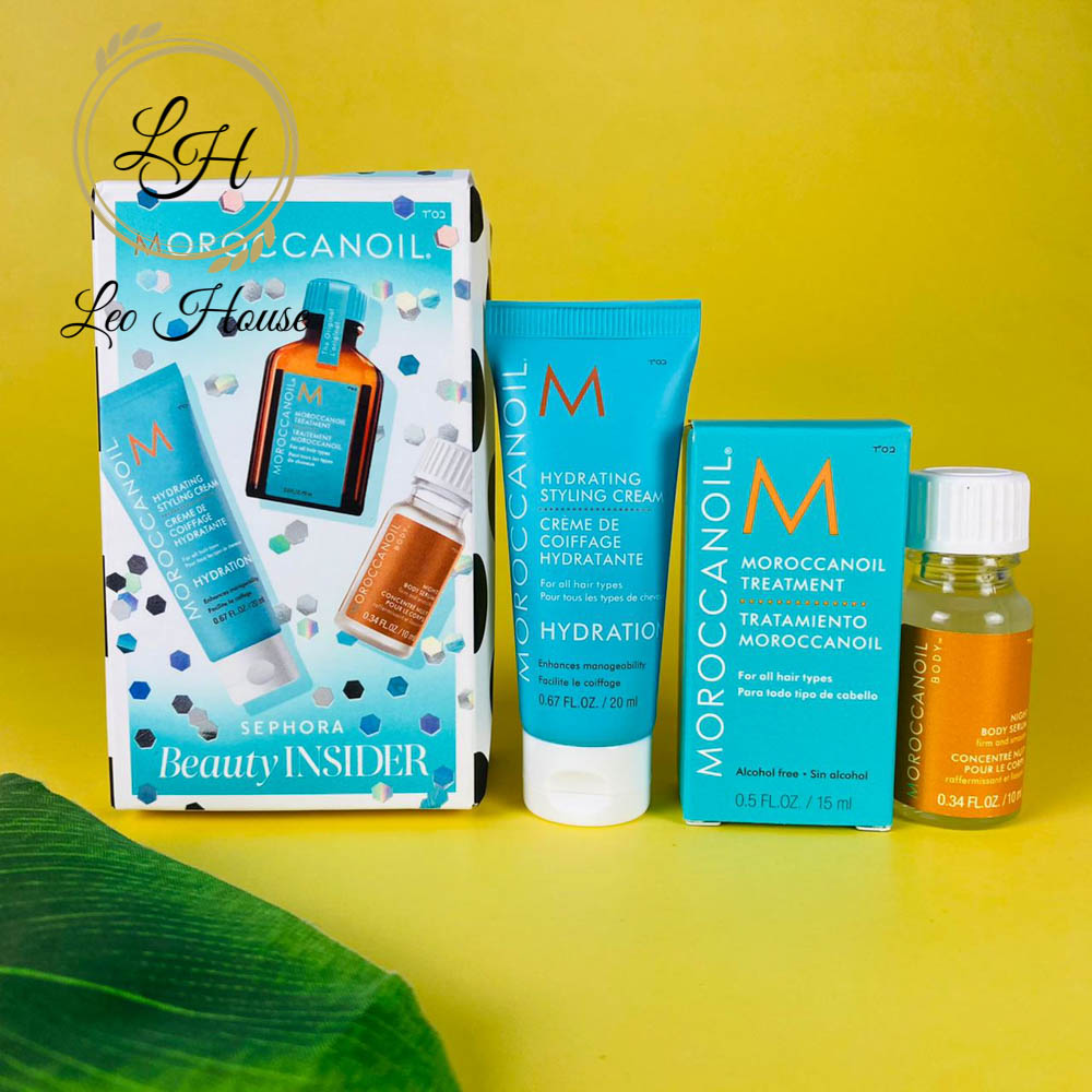 Set dưỡng tóc Moroccanoil Sephora Beauty Insider - Chăm sóc tóc chuyên sâu, dưỡng tóc suôn mượt