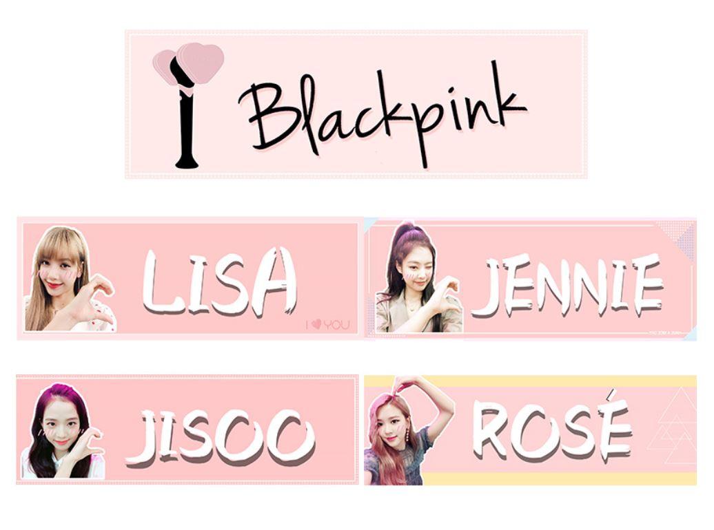 Banner vải Blackpink ver 2019