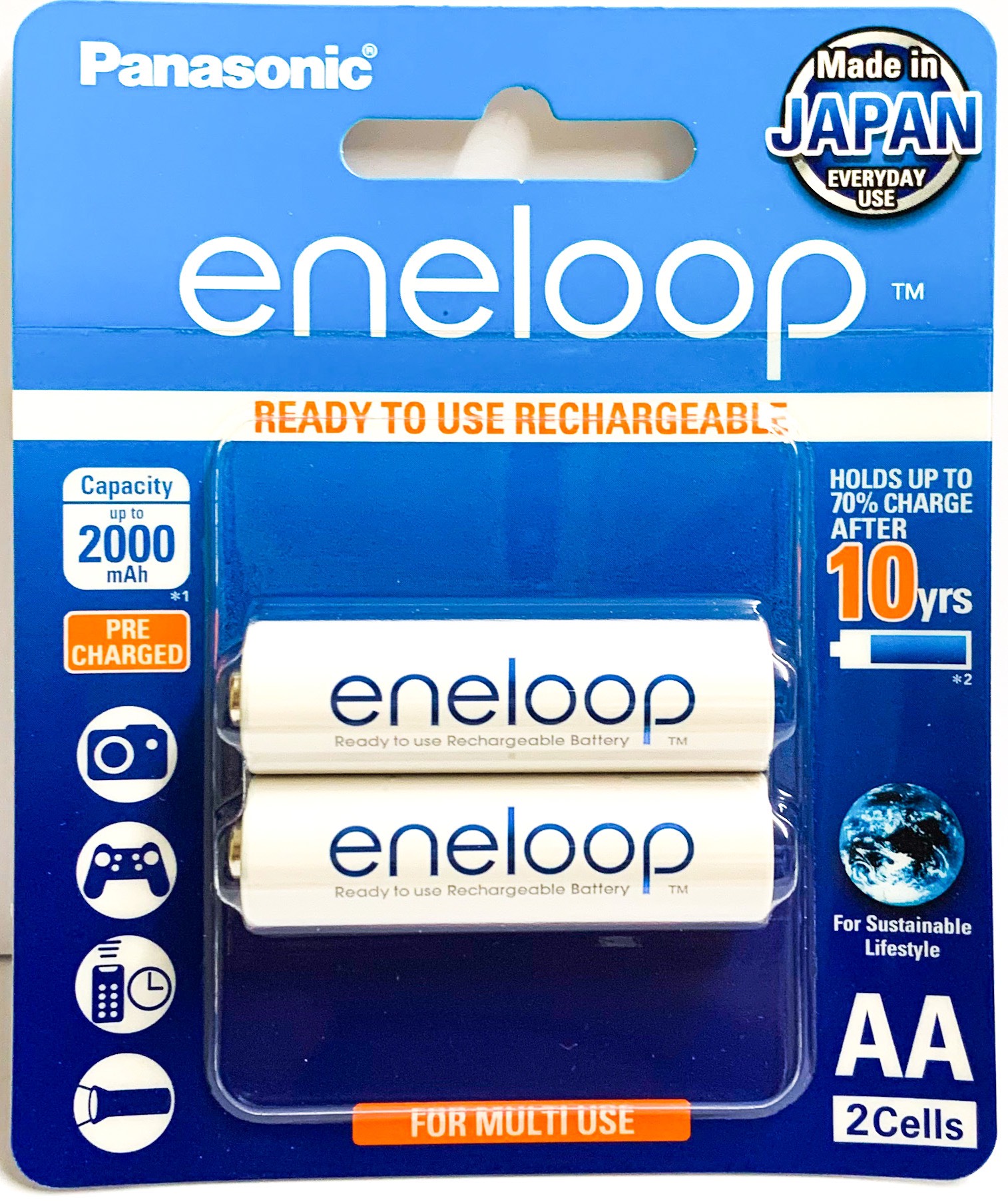 Pin Sạc AA Eneloop Chính Hãng BK3MCCE 2000mah Made In Japan