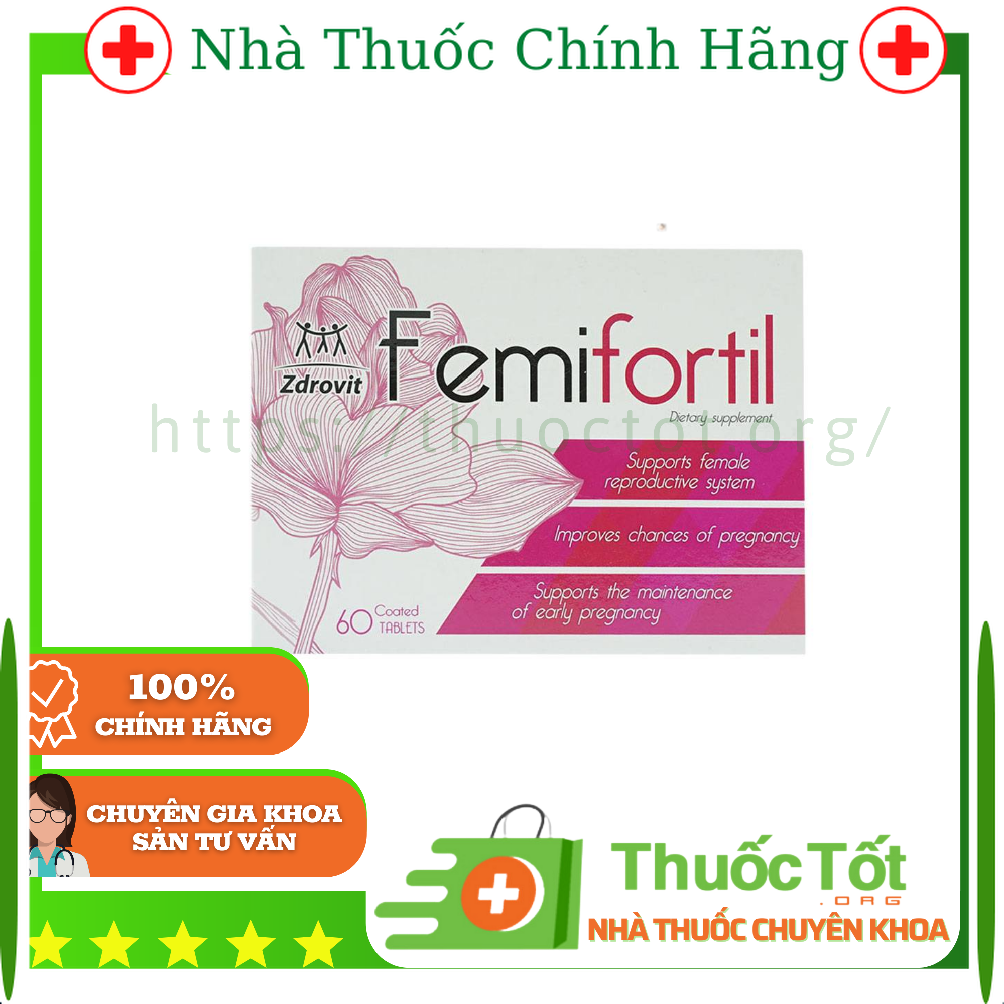 Femifortil – bổ trứng, tăng khả năng thụ thai .