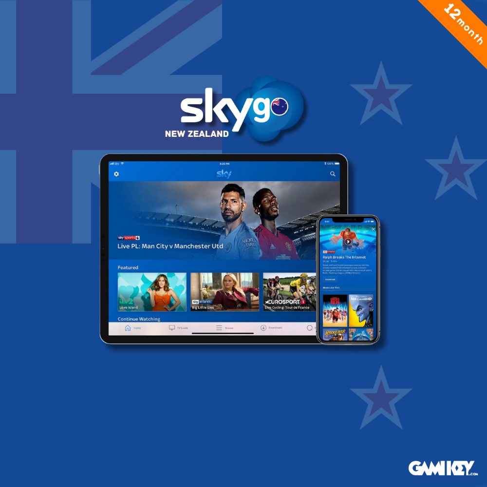 Sky Go with sky-sports New Zealand [Voucher Gamikey]
