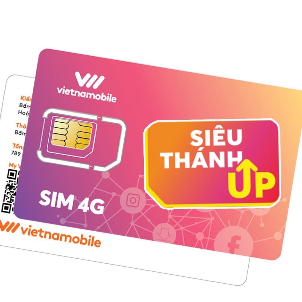 Sim Siêu Thánh Up 4G - 4Gb Ngày Vietnamobile 2020