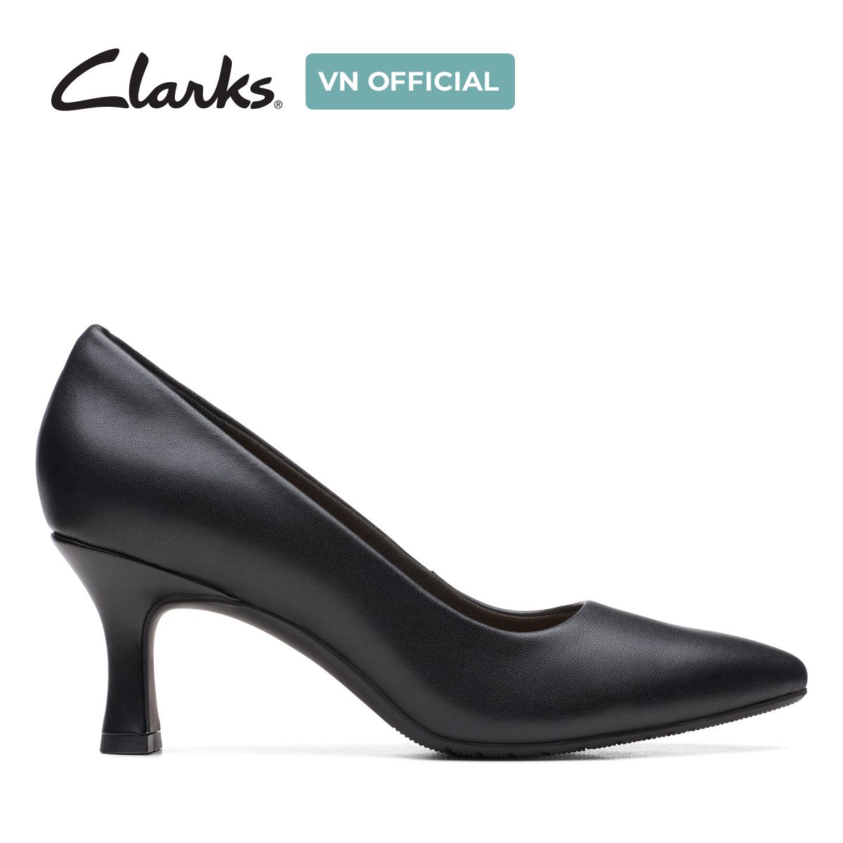  Giày Cao Gót 7cm Da Nữ Clarks - Kataleyna Gem 