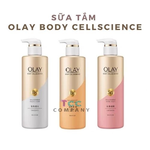 Sữa tắm dưỡng trắng da olay b3 +vitamin c, b3 +b5, b3 + peptidenội địa trung