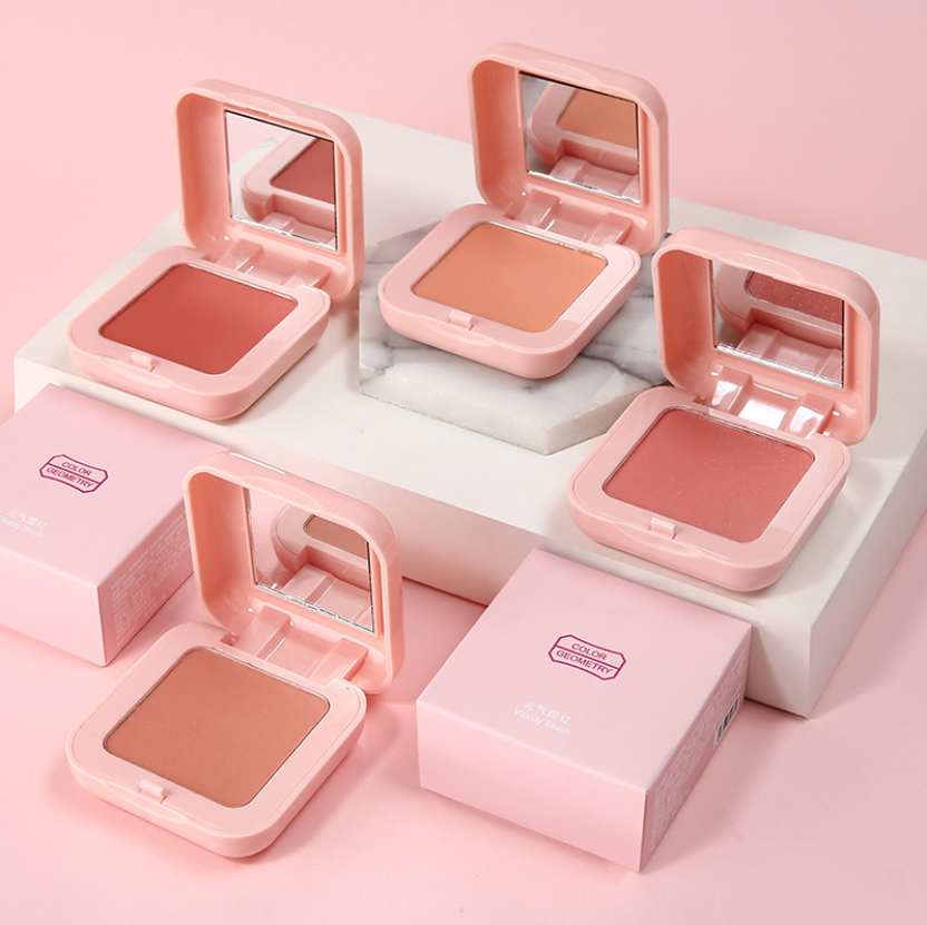 ❣️FREE SHIP❣️ Phấn Má Hồng Đơn Sắc Lameila Novo Blusher Color Geometry Nội Địa Trung, Truc nhi Beau ty
