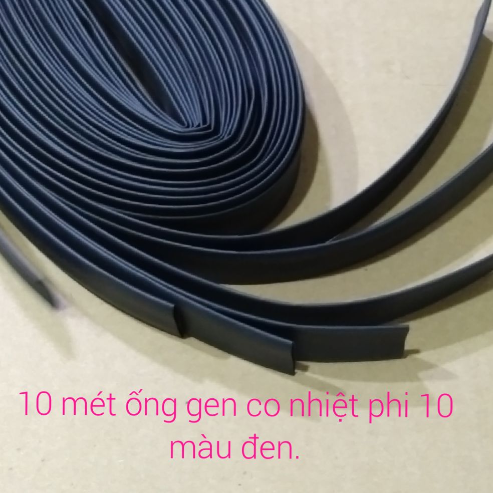 [HCM]10 mét ống gen co nhiệt phi 10mm màu tùy chọn.