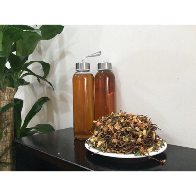 1Kg trà sơn mật hồng sâm hái trên núi đá nhiều hoa hàng cao cấp