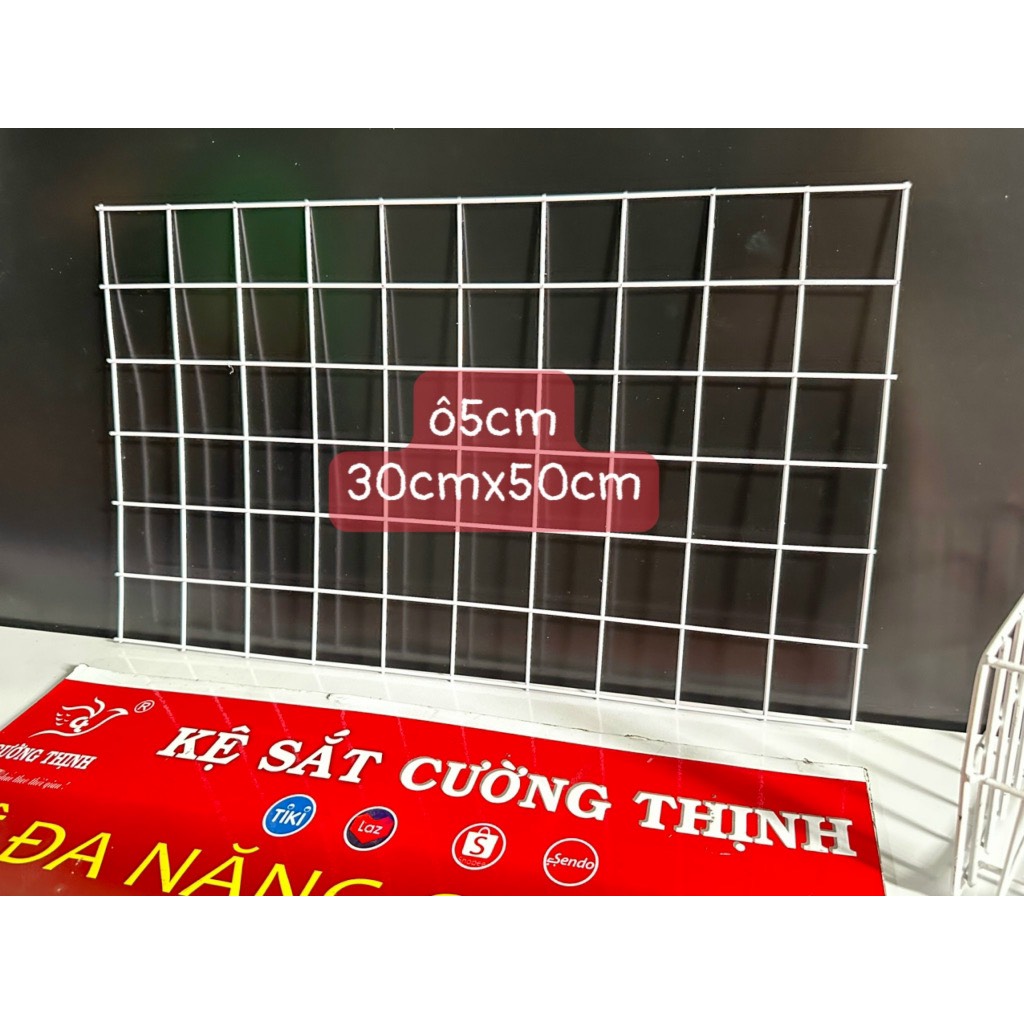 Lưới sắt treo đồ - Lưới sắt lắp ghép đa năng, trang trí, treo phụ kiện...