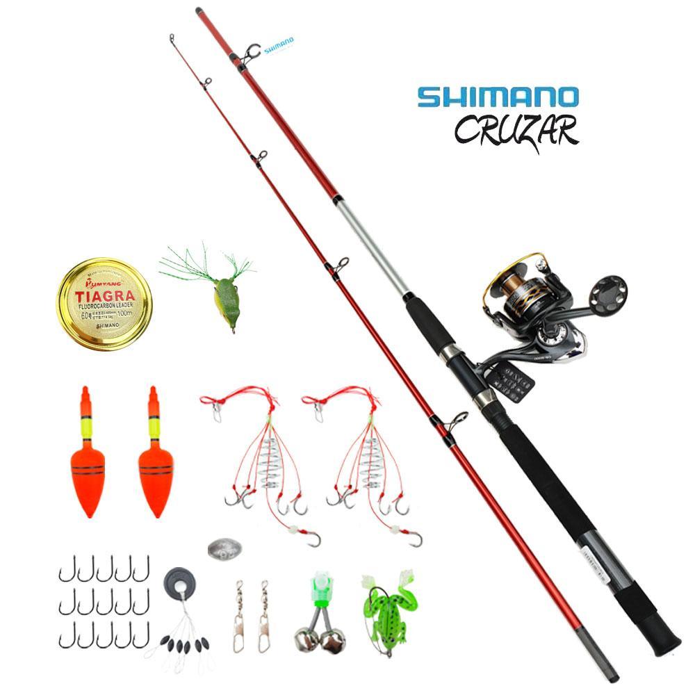 BỘ CẦN CÂU 2 KHÚC RỖNG SHIMANO CRUZAR cao cấp . Kích thước chính xác của sản phẩm này là: Cần 2m4 - Máy 6000 ( thế giới cần câu ) - Thanh lý hàng tồn - đại hạ giá big sale cực hot