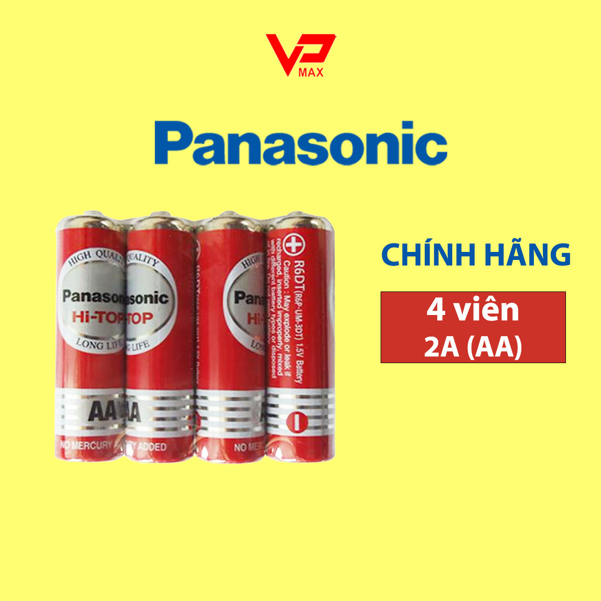 4 viên Pin Panasonic 2A