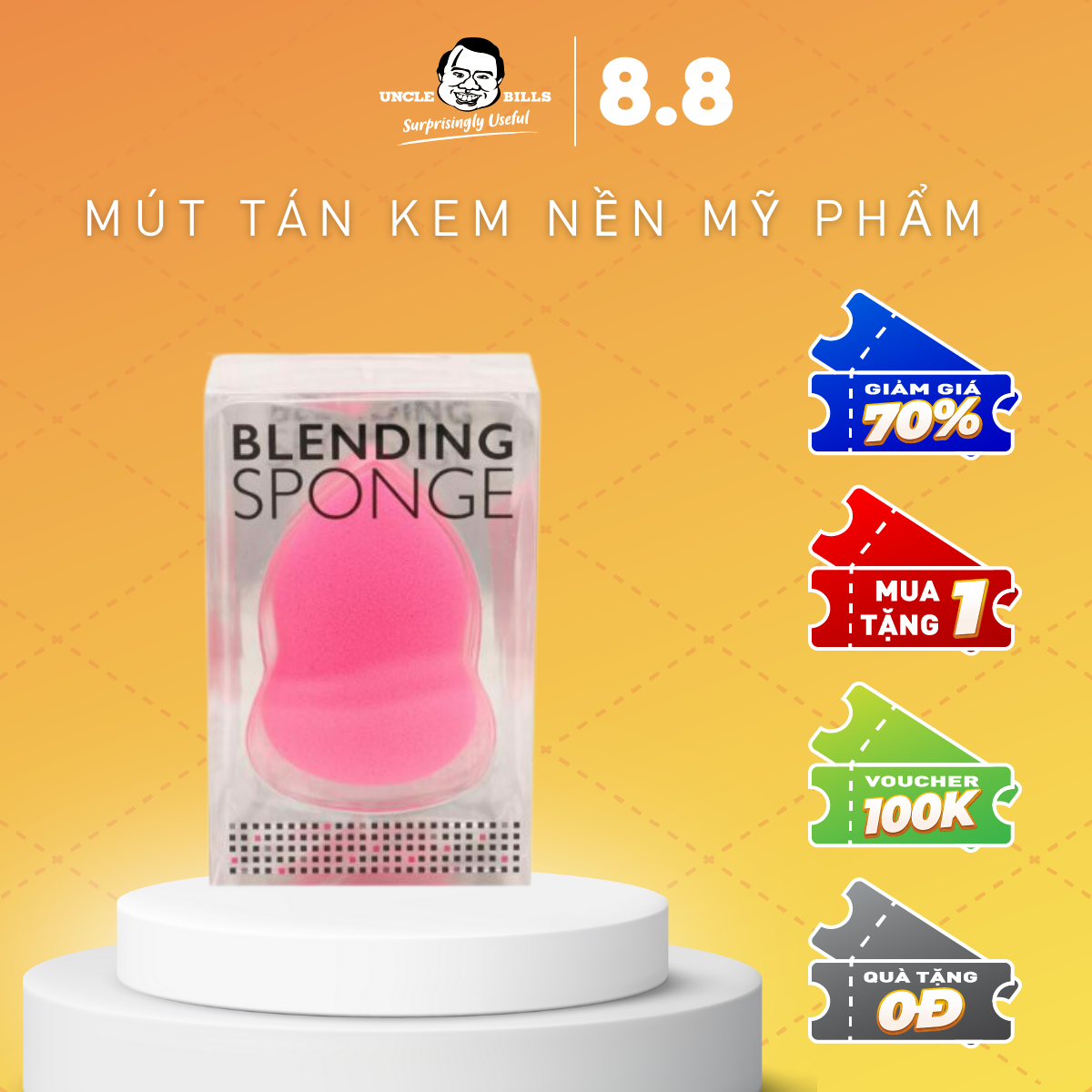 Mút tán kem nền neauty blender ubl ag2085