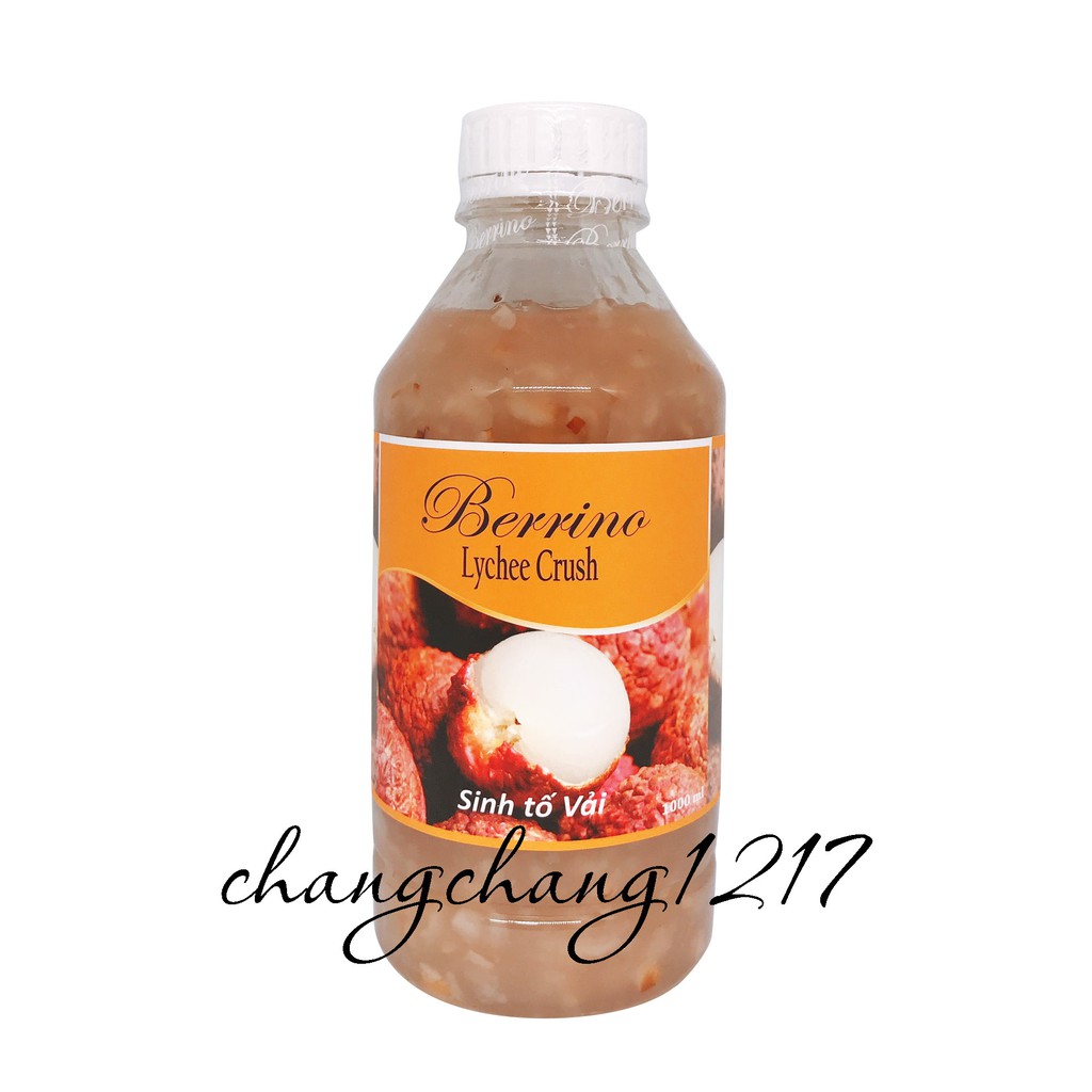 Sinh Tố Berrino Vải Chai 1 Lít