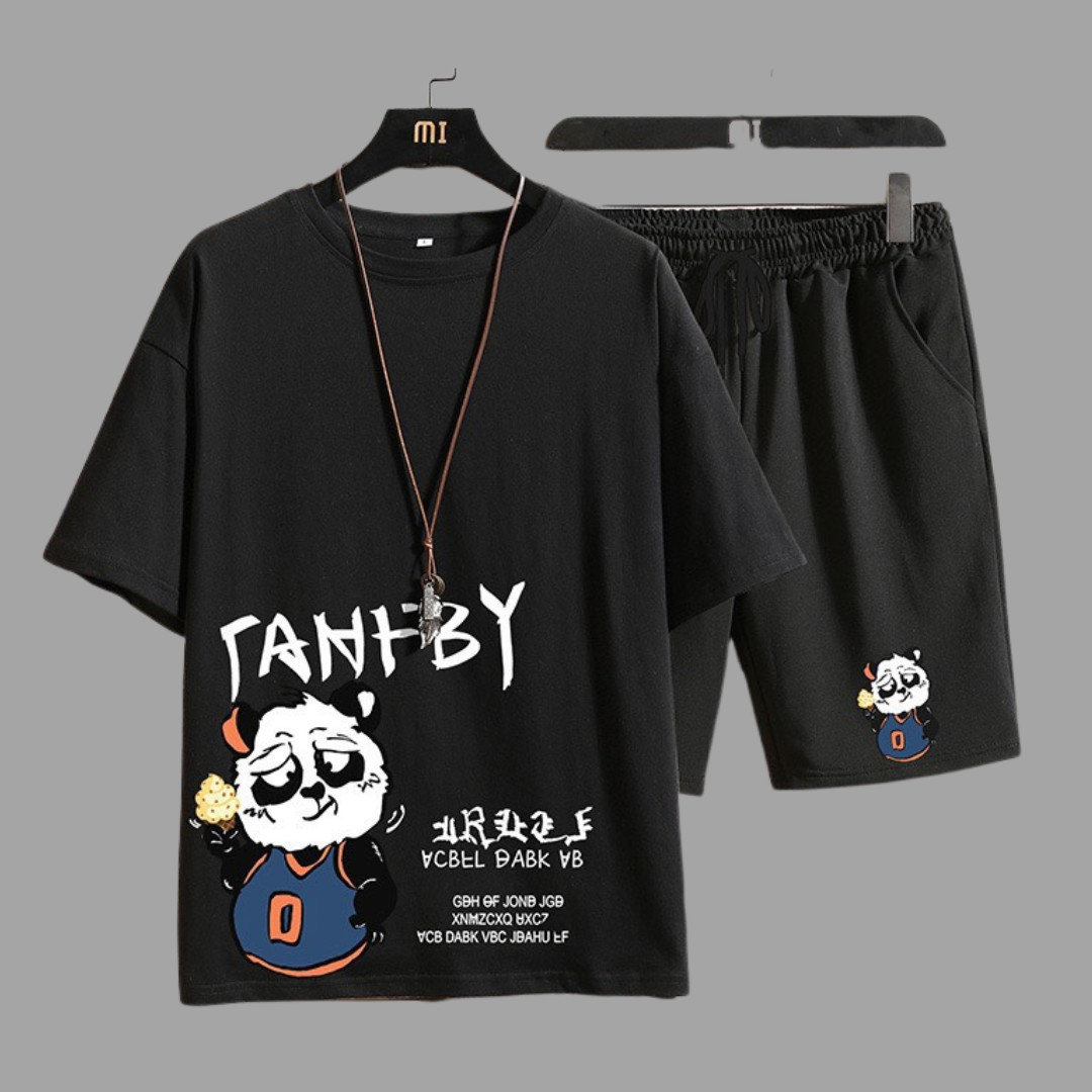 Bộ quần áo thể thao nam nữ in hình gấu tanby chất liệu vải mè thoáng mát, thấm hút mồ hôi K3 - xuongniTNT