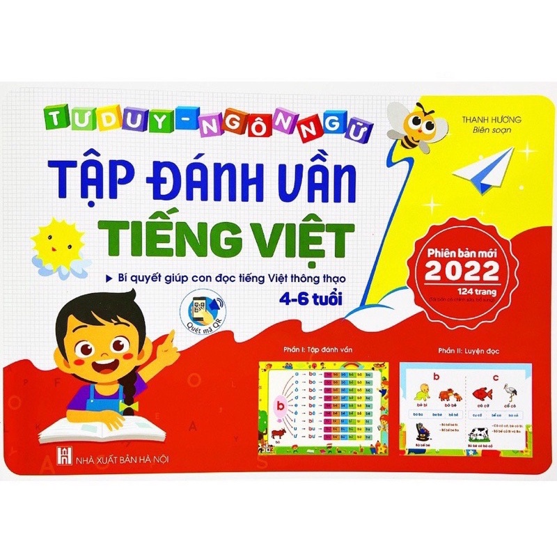 Sách - tập đánh vần tiếng việt kèm file nghe quét qr
