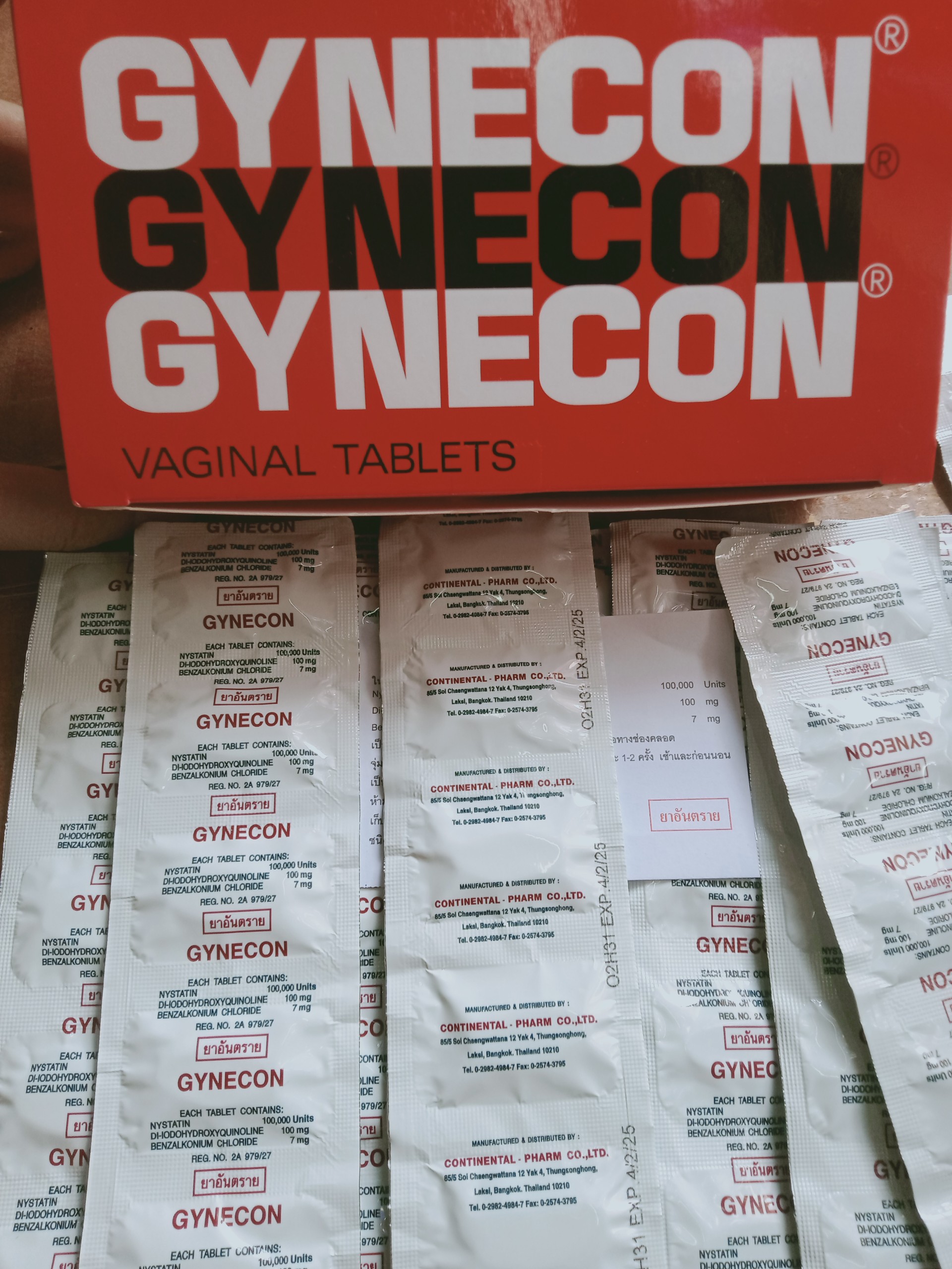 HCM Viên Đặt Phụ Khoa Thái Lan Gynecon  Chuẩn Thái
