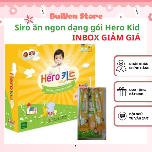 Hero Kid Gold - Vitamin tổng hợp cho bé, hỗ trợ cải thiện biếng ăn, tăng đề kháng, tăng chiều cao