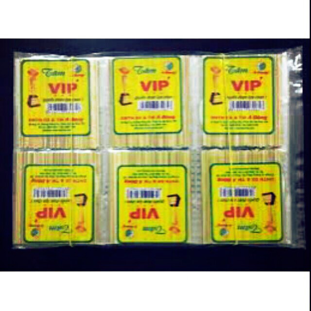 Vỉ 30 gói tăm vip a đông 15k