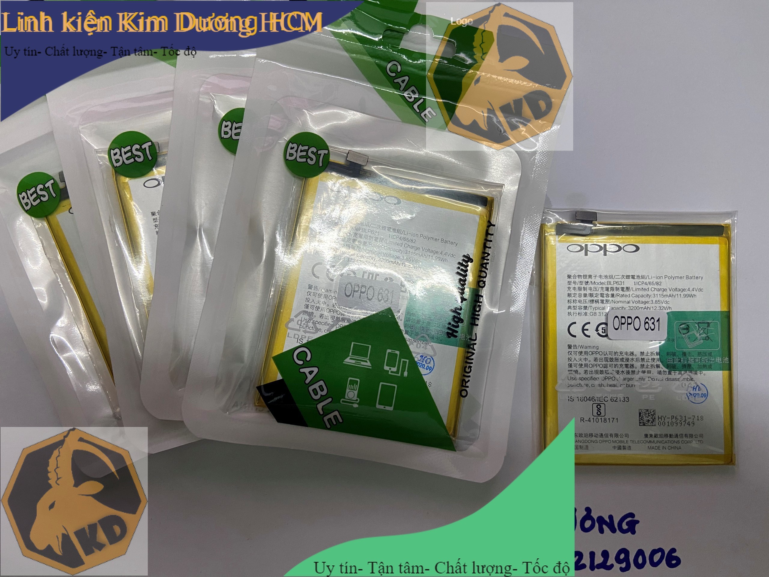 Pin oppo f3/f5