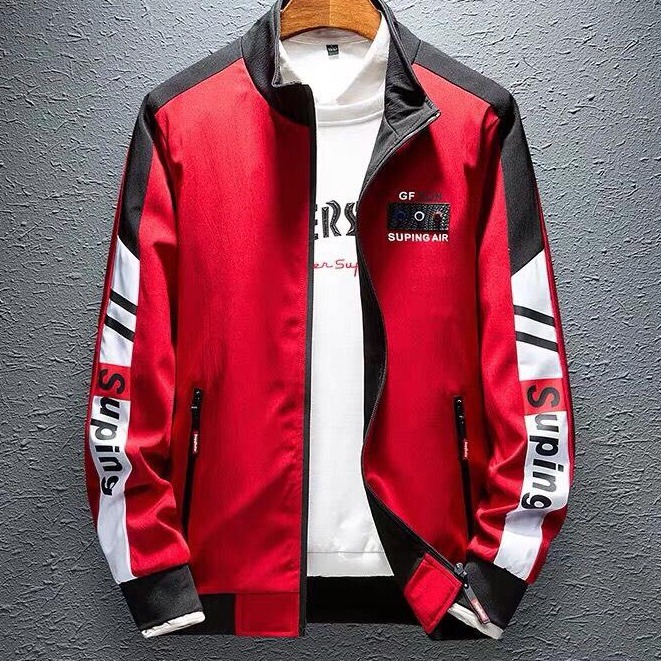 [HCM]Áo RACING PHONG CÁCH THỂ THAO( 2020) ÁO KHOÁC NAM NỮ KHOÁC DÙ 2 LỚP CAO CẤP PHỐI MÀU XÉO PHONG CÁCH DB-222