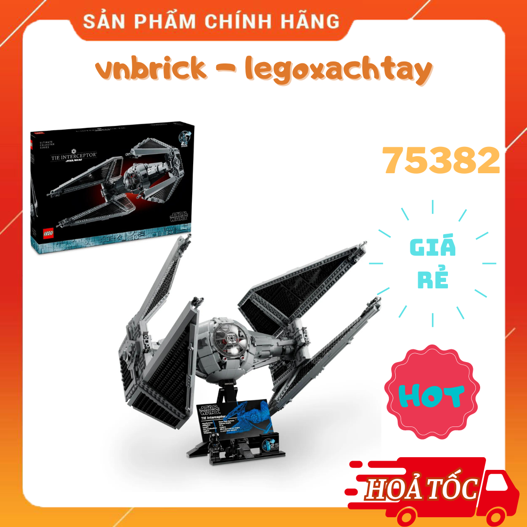 LEGO Star Wars 75382 Bộ Lắp Ráp TIE Interceptor Chính Hãng