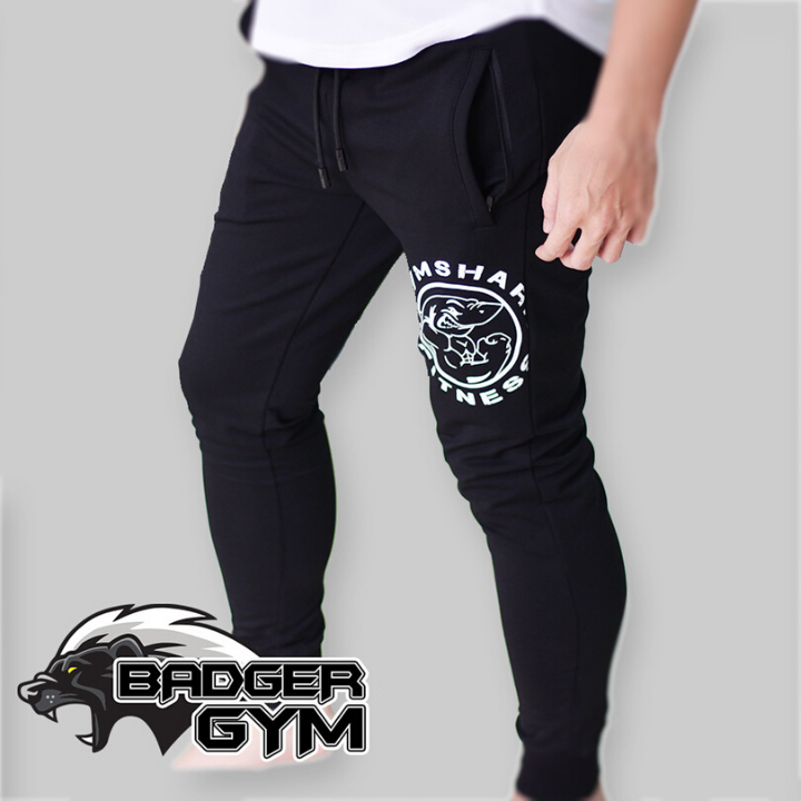 Quần nỉ thể thao nam quần jogger tập gym nam GYMSHARK co dãn 4 chiều thấm hút mồ hôi nhanh khô thoáng thoải mái vận động - BADGER GYM