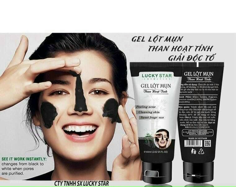Gel lột mụn than hoạt tính - giải độc tố