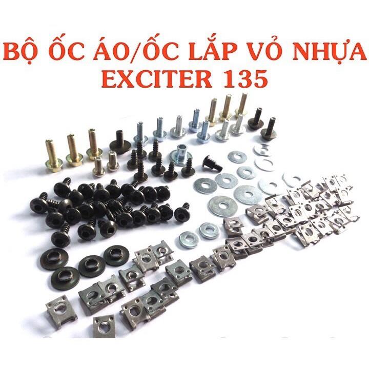 ☬□ Bộ ốc vỏ nhựa (dàn áo) Exciter 135 - Ex135