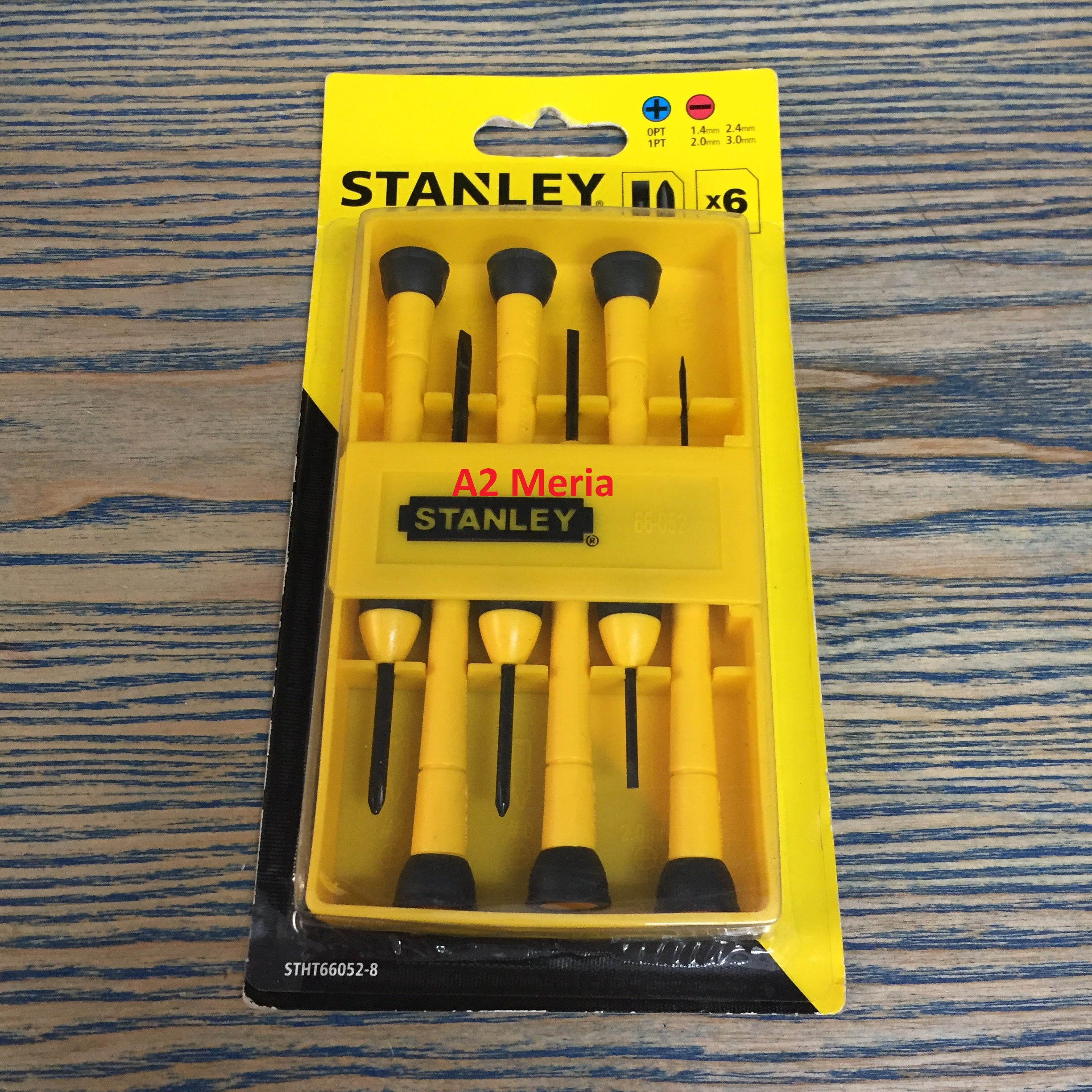 Bộ tua vít đồng hồ điện tử 6pc stanley stht66052-8
