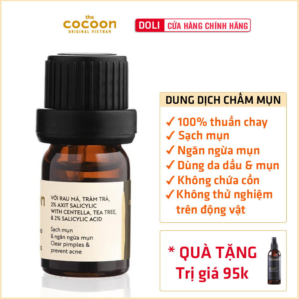 Dung dịch chấm mụn bí đao Cocoon 5ml