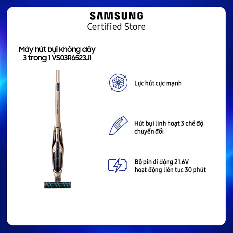 Máy hút bụi không dây Samsung 3 trong 1 VS03R6523J1