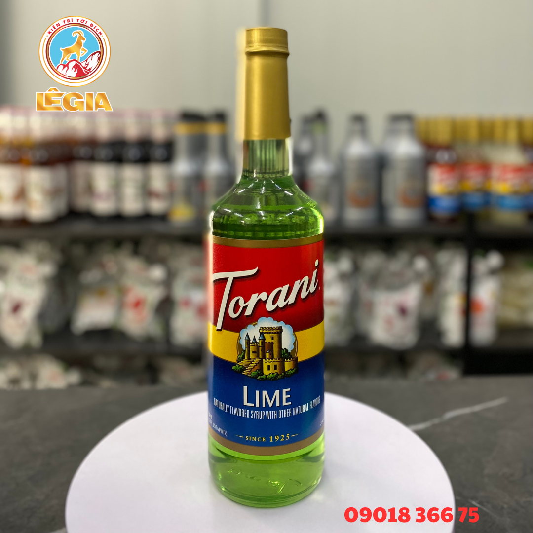 SIRO TORANI CHANH XANH 750ML - TORANI LIME SYRUP