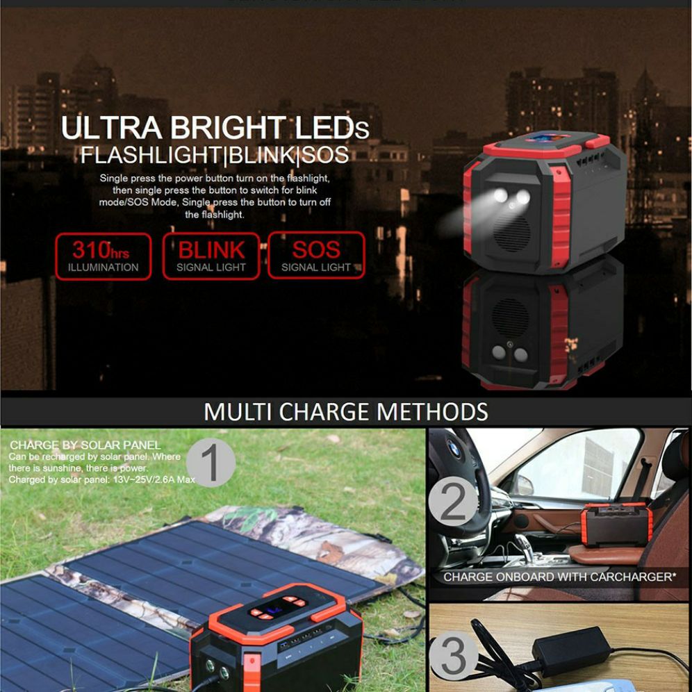 Pin dự phòng 60000mAh ra nguồn điện 220v