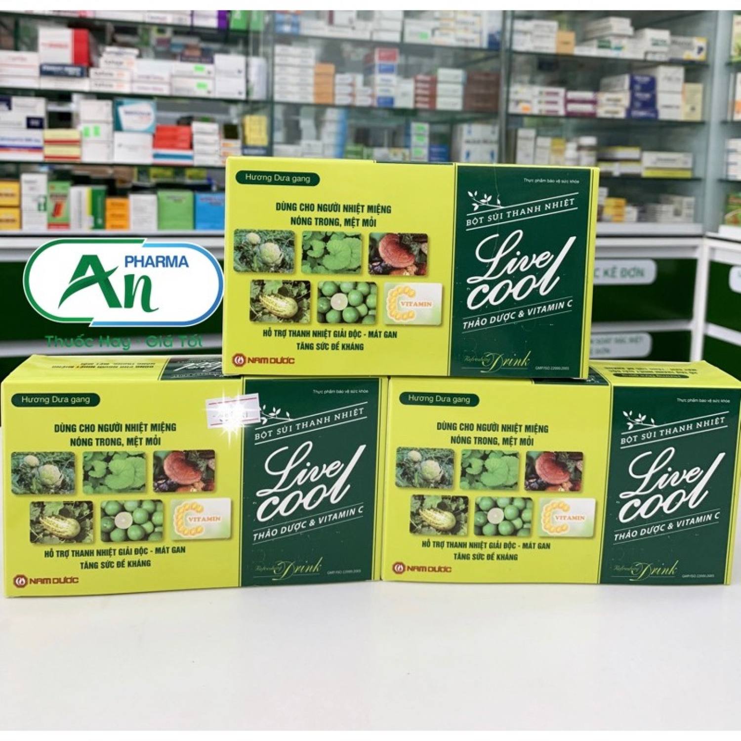 Bột sủi thanh nhiệt Livecool Nam dượᴄ