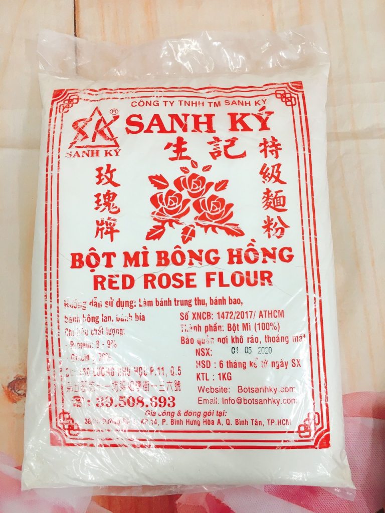 Bột mì bông hồng đỏ sanh ký