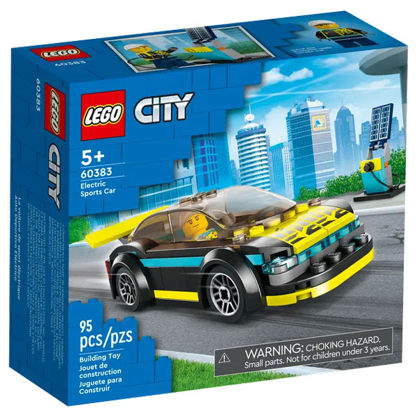 Đồ Chơi Lắp Ráp Lego City 60383 - Electric Sports Car 95 Mảnh Ghép
