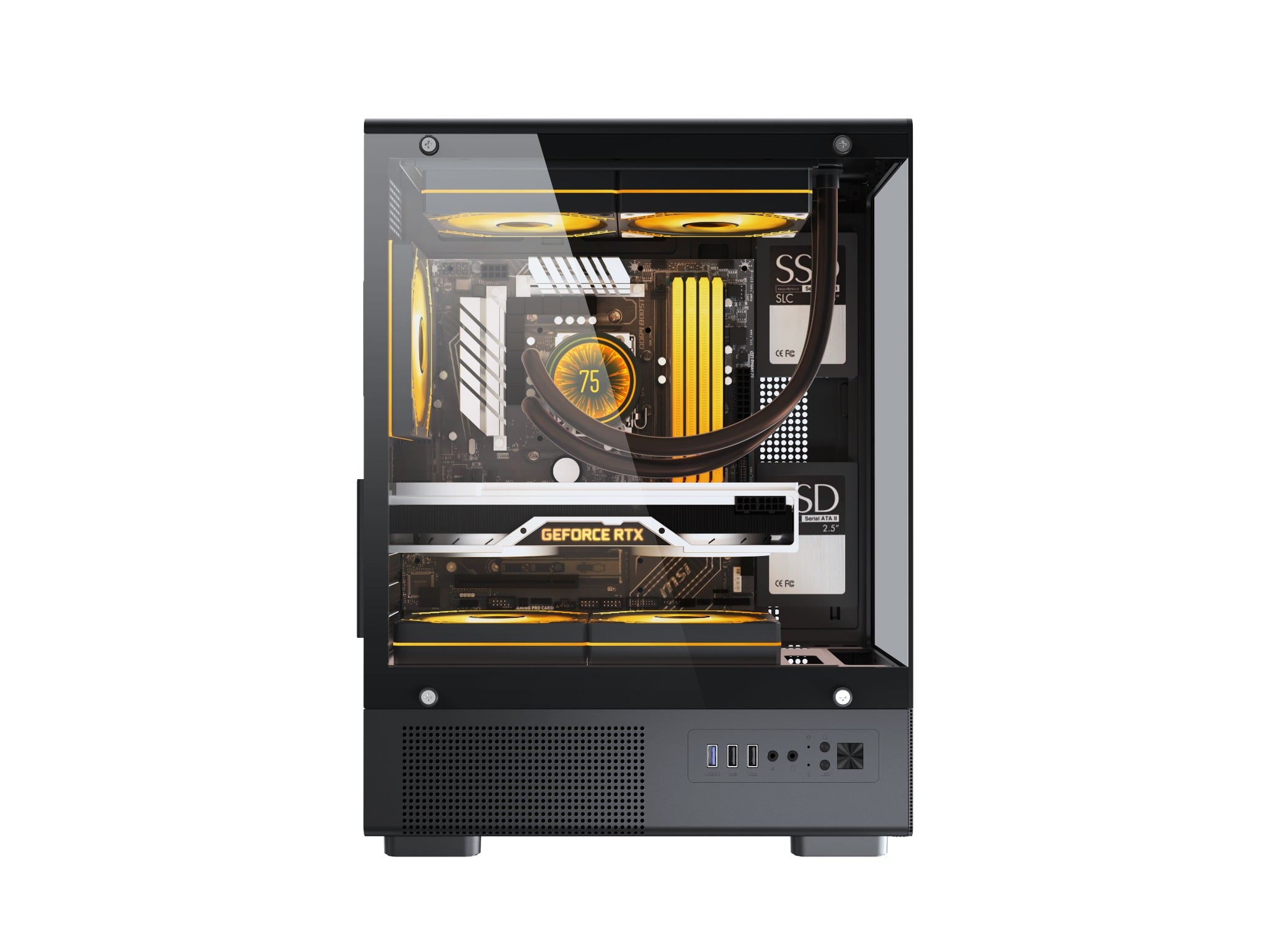 CASE MIK H3 M-ATX BLACK