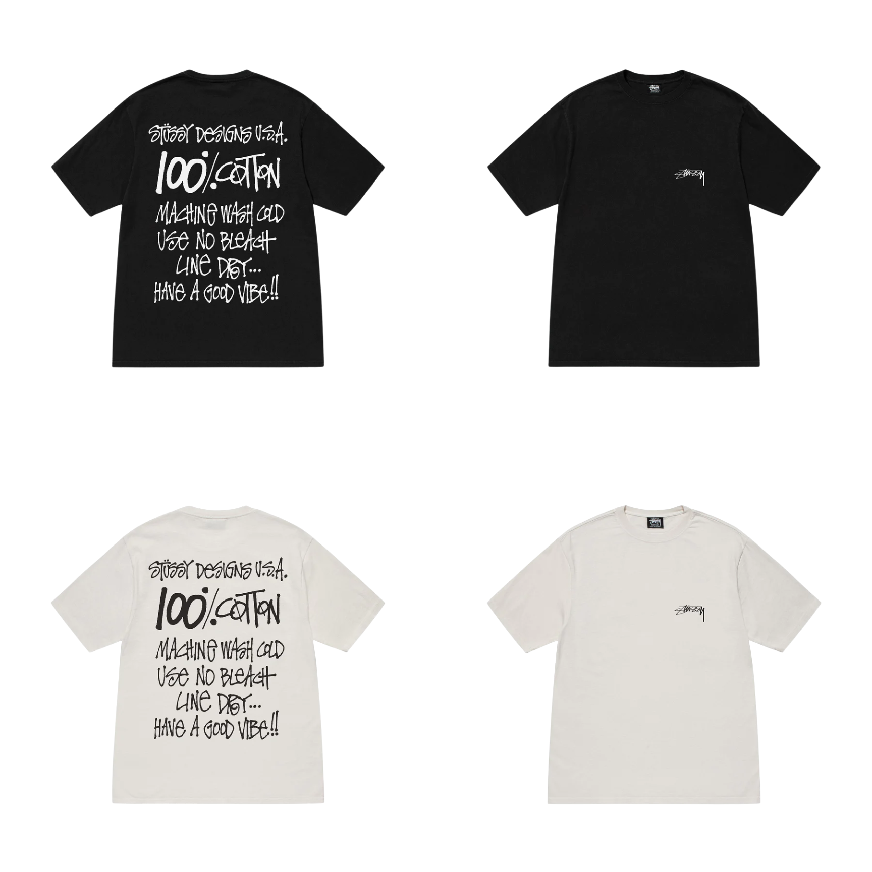 Áo thun stussy 100% pigment dyed - có sẵn