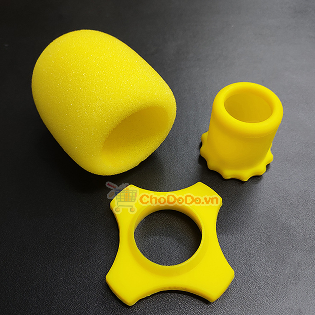 Combo Bộ vòng bảo vệ Micro và Đầu bọc mic chống bụi bẩn, chống va đập, chống lăn micro