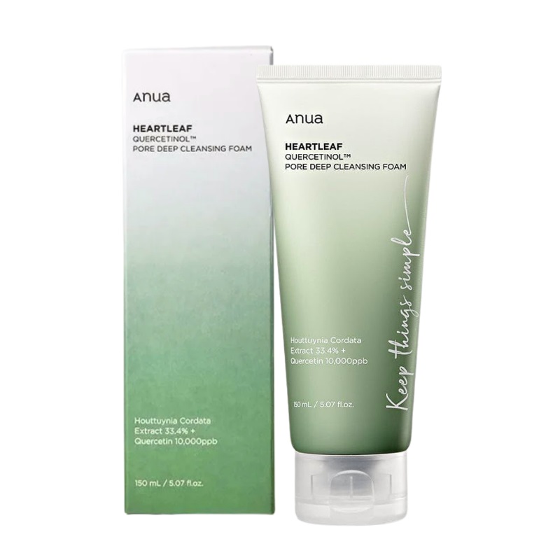 Sữa rửa mặt diếp cá Anua anua Anua Heartleaf Quercetinol Pore Deep Cleansing Foam 150ml